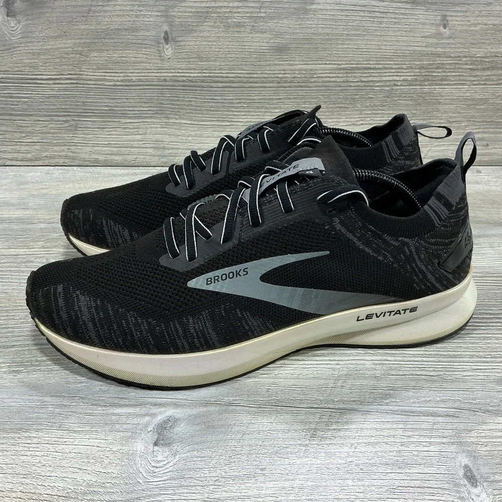 Brooks Levitate 4 1103451D012 Black Running Shoes Sneakers Men's Size 11.5 D